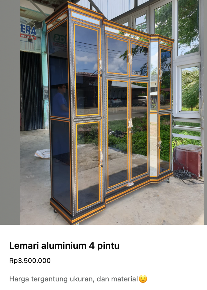 Lemari Aluminium